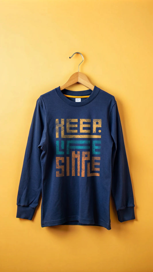 Keep Life Simple - Youth long sleeve tee