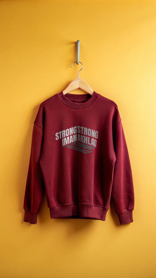 STRONG IMAN- Youth crewneck sweatshirt