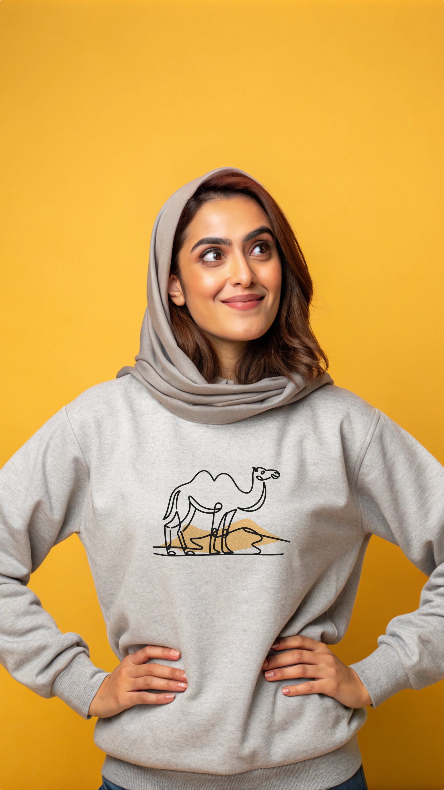 Unisex Sweatshirt - Camel