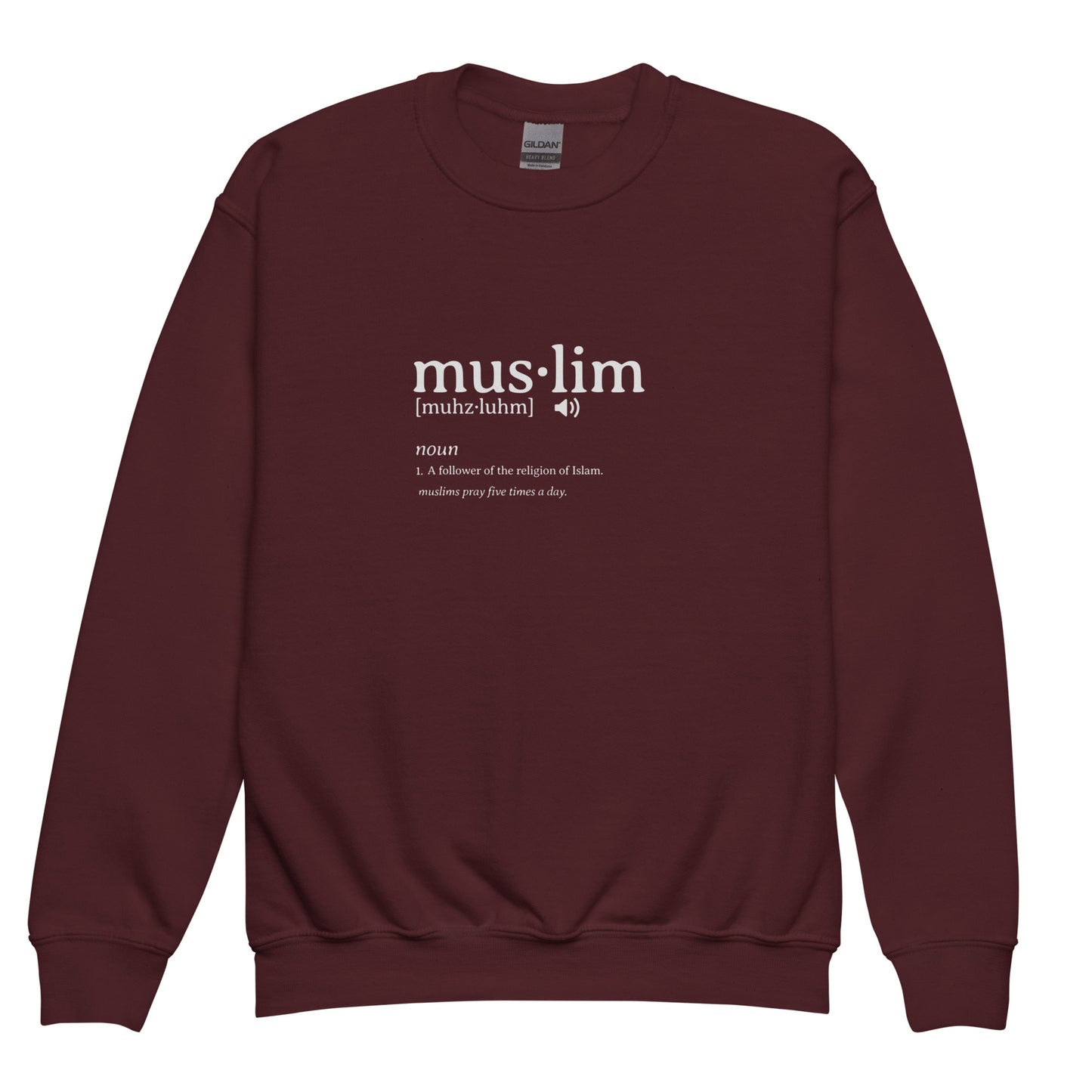 Muslim- Youth crewneck sweatshirt