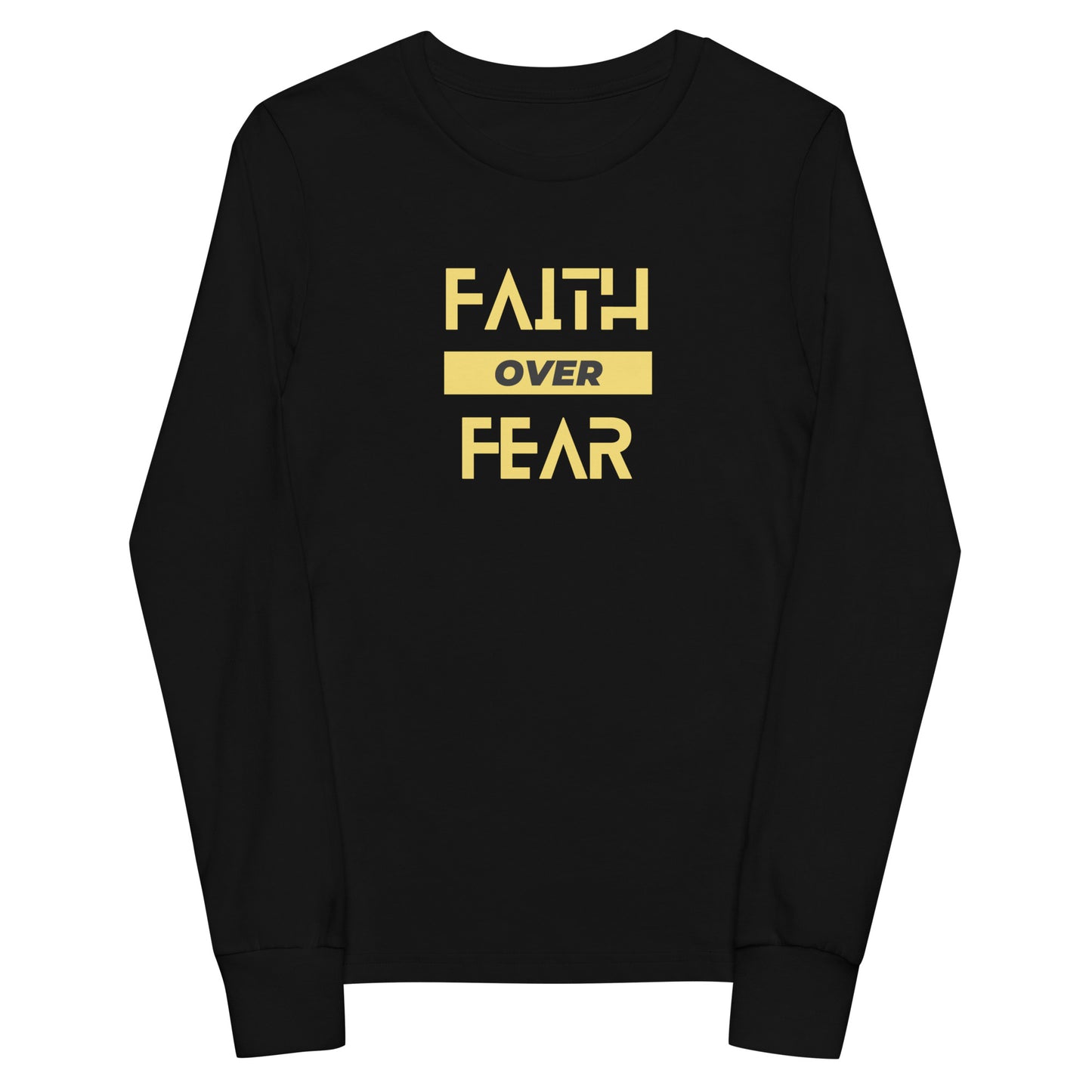 Faith over Fear - Youth long sleeve tee