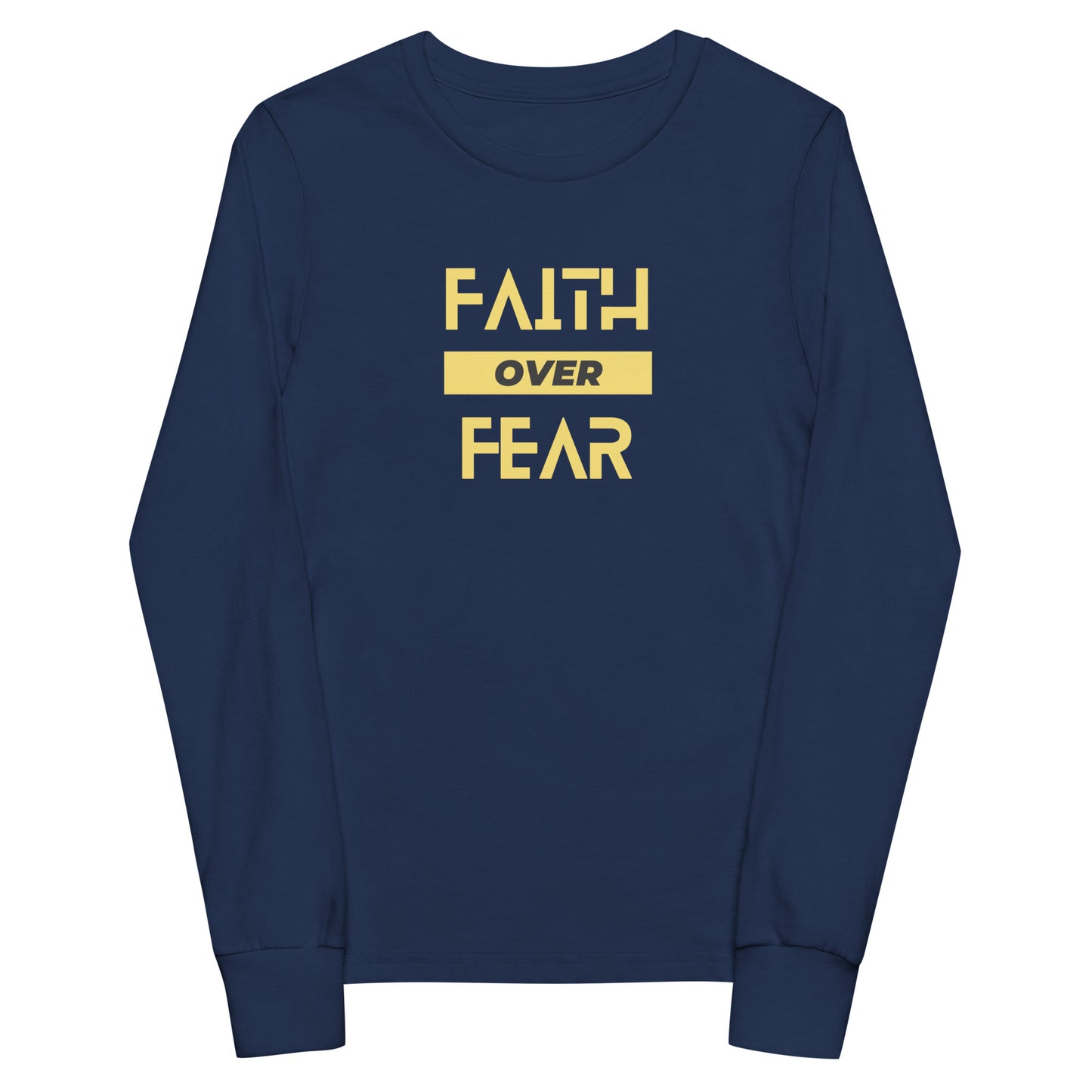 Faith over Fear - Youth long sleeve tee